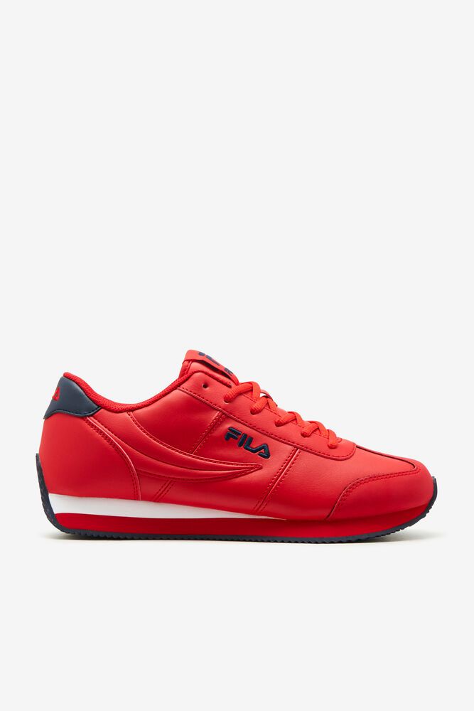 Fila Trainers Mens Red Province - Ireland 02173-LHEB